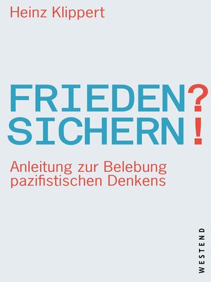 cover image of Frieden? Sichern!